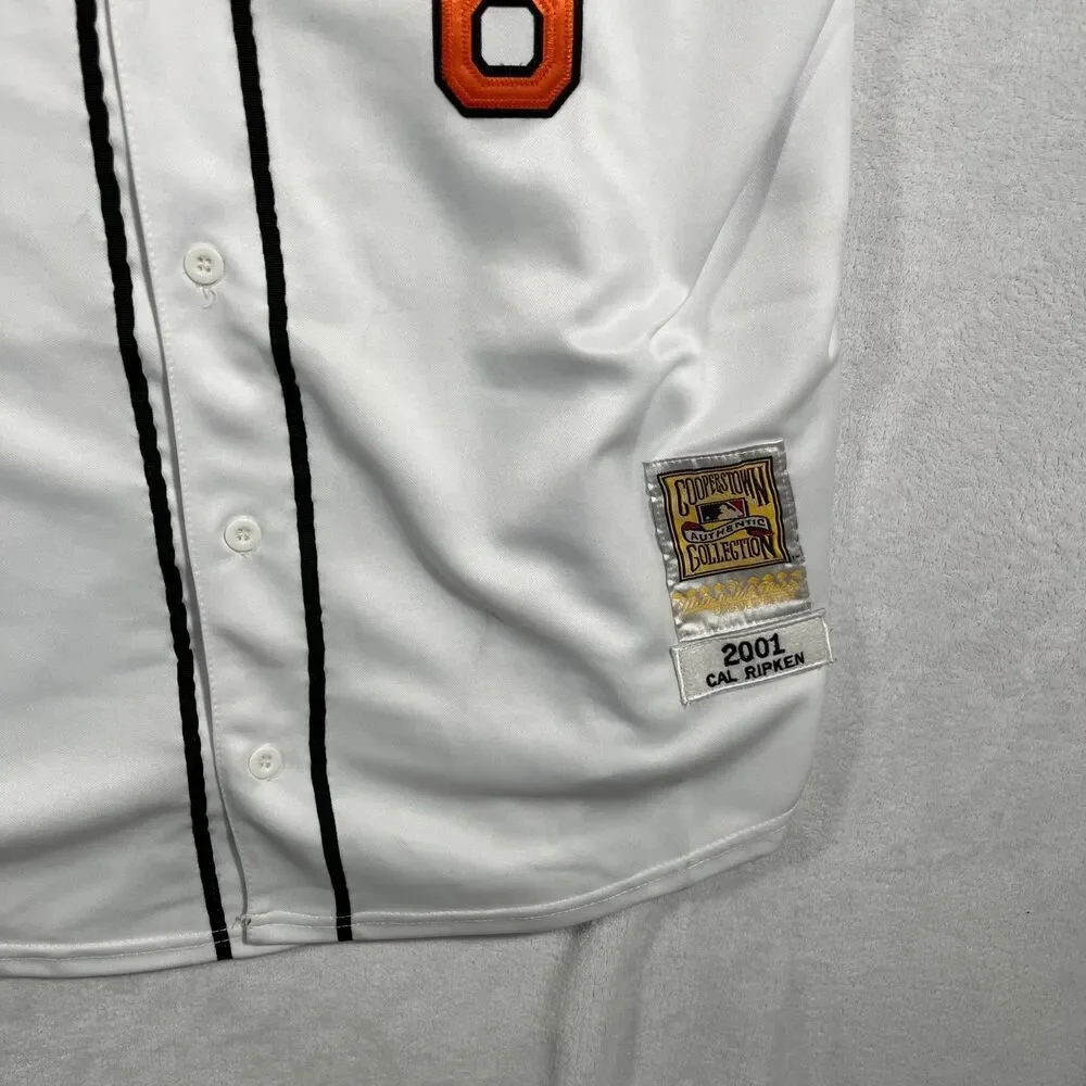 Mitchell & Ness Cooperstown Collection 2001 Orioles Cal Ripken Jersey NWT Sz 54